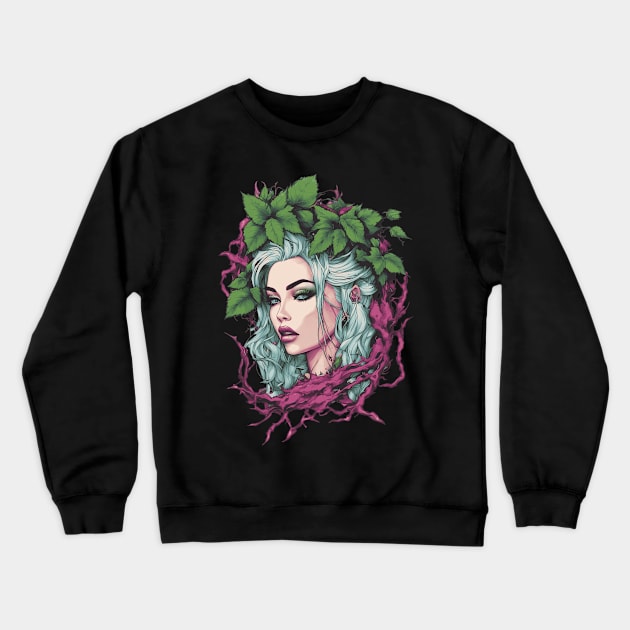 Goth Darkness is the Light Crewneck Sweatshirt by animegirlnft